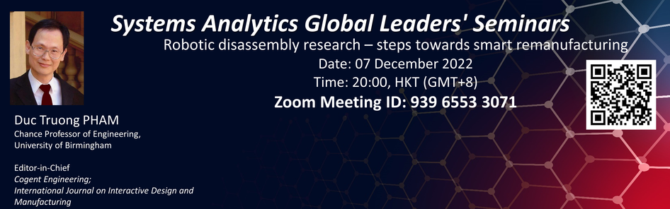  Systems Analytics Global Leaders' Seminars